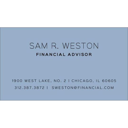 Rotham Business Cards - Raised Ink